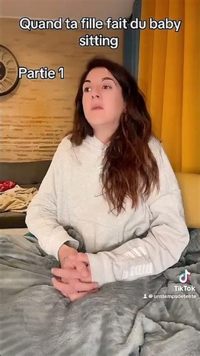 When your daughter does her first babysitting job 🤣 #humor #babysitting #sketch #acting