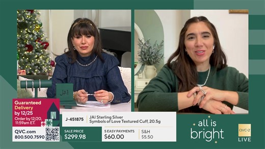 You are watching JAI Jewelry on QVC2®. Shop the show, here: https://qvc.co/shopqvc2december2025 | QVC Live