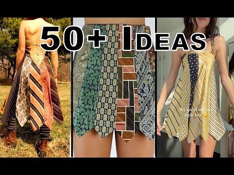50+ Ideas to Upcycle Ties | Repurposing Ties DIY