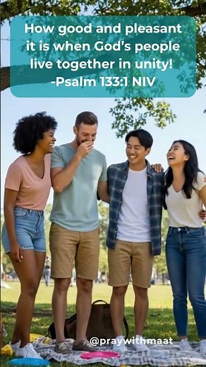 God’s people live together in unity