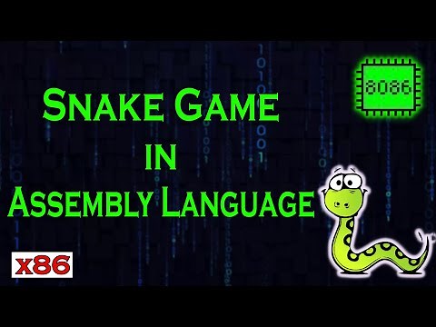 Snake Game in Assembly Language | emu x8086 |