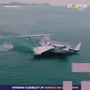 1.3M views · 10K reactions | This wing-in-ground effect aircraft is revolutionizing travel over water. | Startup Selfie | Facebook