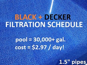Black + Decker Pump Schedule
