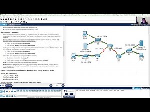 7.4.9 Packet Tracer - Configure Server-based Authentication with TACACS+ and RADIUS