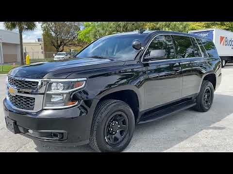 2019 Chevrolet Tahoe Police PPV Interceptor 78k miles walkaround
