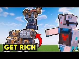 Minecraft Create Mod Gold Farm Tutorial | Get Rich with this Machine!