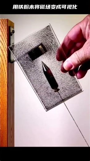 An interesting physics experiment that uses iron powder to make an invisible magnetic field visible.