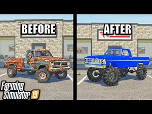 TURNING AN OLD FARM TRUCK INTO A LIFTED DIESEL MUD TRUCK | (ROLEPLAY) FARMING SIMULATOR 2019