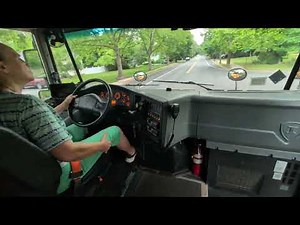 2020 IC CE bus 87 ride along to school