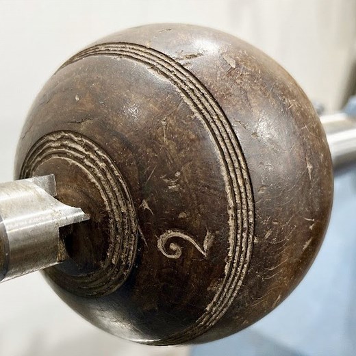 703K views · 3.9K reactions | Woodturning 1826 Antique Bowling Ball | DIY & Crafts | Facebook