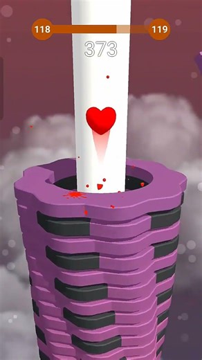 A new level for Stack ball game #gaming #stackball #games