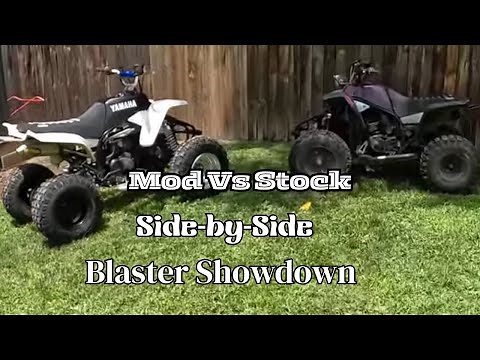 Modified vs. Stock Yamaha Blaster | Performance Test, Upgrades & Ride Comparison!