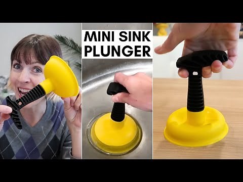 How to unclog your sink & tub | Plungeroo mini sink plunger review