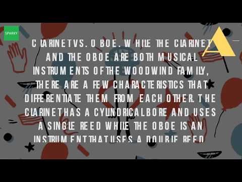 What Is The Difference Between A Clarinet And An Oboe?