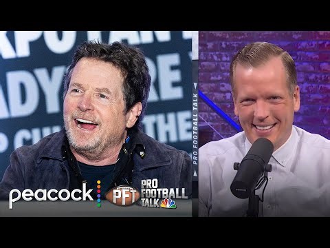 Chris Simms discusses meeting Michael J. Fox for the first time | Pro Football Talk | NFL on NBC