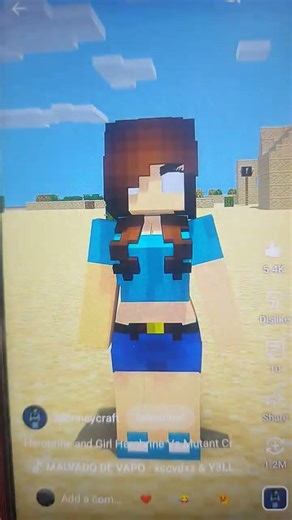 Herobrine and Girl Herobrine Vs Mutant Creeper - Minecraft Animation