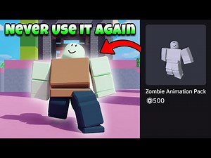 I Tried The Worst Animation In Roblox Bedwars