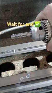 thread taping with lathe machine #shorts #lathemachine #youtubeshorts #shortvideo