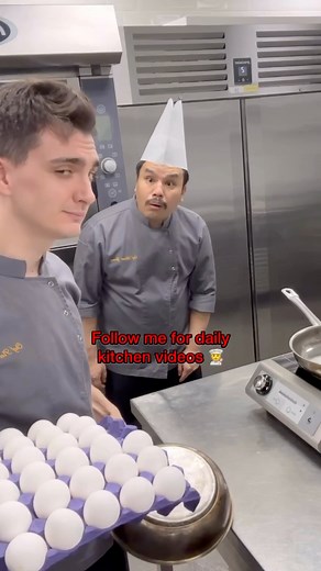 826K views · 5.1K reactions |  Have you ever played ping pong with eggs? 藍 You should try it — some people might end up shell-shocked! 讀藍 #chef #comedy #funny #pingpong #egg | Chef Pier | Facebook