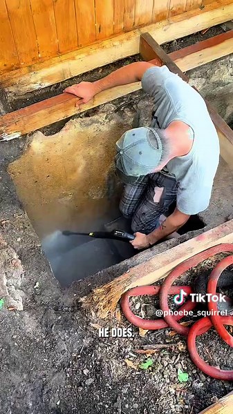 (Part 4) Exploring the bunker further! . lol my dad is still not wearing PPE . @Mama Squirrel 🐿️ @Papa Squirrel . #andersonshelter #secretbunker #uk #abandoned #waterpump