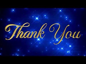 Thank You | Background Video