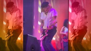 Johnny Depp made a surprise appearance at a Jeff Beck concert in England. | Entertainment Tonight