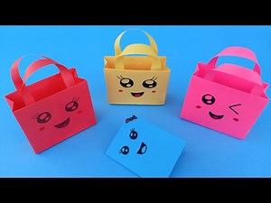 DIY easy origami paper bag | how to make paper bag for gift | New Origami Craft Ideas