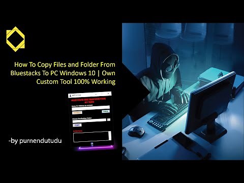 How To Copy Files and Folder From Bluestacks 5 To PC Windows 10 | Own Custom Tool 100% Working