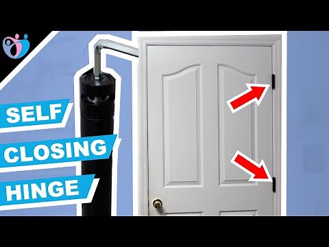 how to install self closing door hinge