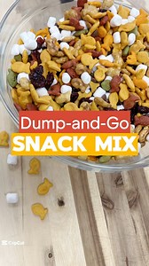 98K views · 204 reactions | The best (and EASIEST) after school snack mix! 朗  ❤️ Measure with your heart for this recipe! Ingredients: Goldfish Colors, Goldfish Pretzels, Dried Cranberries, Mini Marshmallows, and Milk Chocolate Chips | Fareway Stores | Facebook