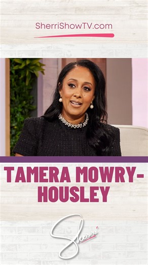 Actress & entrepreneur Tamera Mowry-Housley talks motherhood & her relationship with her own mom! #sherrishepherd #sherrishowtv #tameramowry #twins #momlife | Sherri