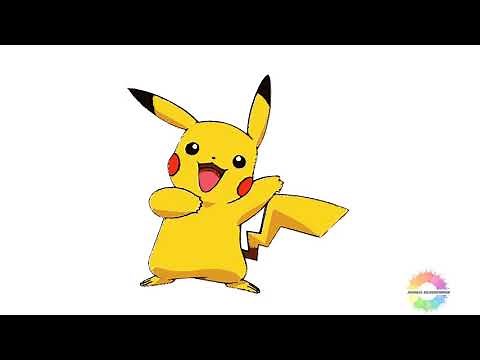Anleitung zum kostenlosen ausmalbilder von Pikachu für Kinder