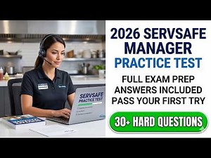 2026 ServSafe Manager Practice Test | Full Exam Prep and Answers to Pass Your First Try