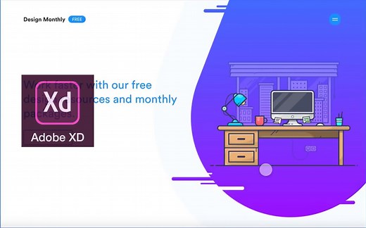 使用Adobe XD设计响应式网站（作图）