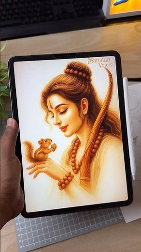 Shree Ram Chandra Ji Drawing 🙏 #art #shorts #drawing #ram