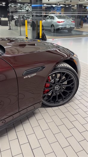 Mercedes-Benz of Manhattan | Available now at Mercedes-Benz of Manhattan is this stunning 2026 SL 55, finished in MANUFAKTUR Rubellite Red Metallic over a MANUFAKTUR... | Instagram