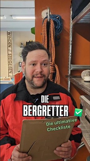 Die Bergretter: Ultimative Checkliste ✅️ #bergretter #diebergretter #parodie