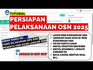 PERSIAPAN PELAKSANAAN OSN 2025