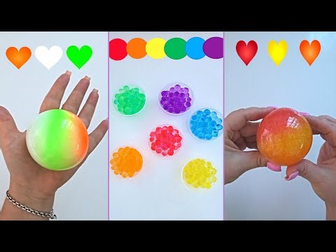 💚🧡💛🩷🩵💙❤ DIY Giant Orbeez Nano Tape Balloon Squishy 🐸 #nanotape