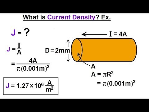 Physics - E&M: Ch 40.1 Current & Resistance Understood (17 of 17) What is Current Density? Ex.