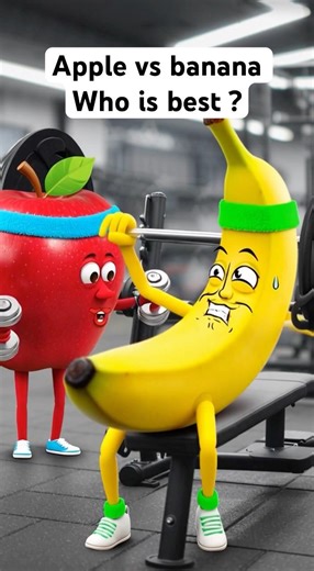 Apple 🍎 vs bananas 🍌 kaun h jyda bodybuilder 🦾 #indianstreetfood #funny #mango #mangobite