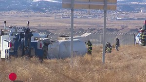 Highway 115 back to normal following propane tanker rollover