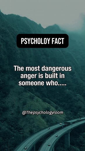 524K views · 10K reactions | The most dangerous anger is... ||The psychology room Disclaimer: No copyright infringement intended, music belong to the rightful owners. #psychology #facts #reels | The psychology room | Facebook