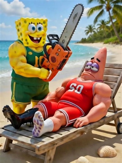SpongeBob Steals Patrick’s Legs! 😂 #spongebob #patrick #squidward #fyp #viral #america