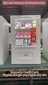 QR Code Small Beverage and Snack Desktop Vending Machine with Large Capacity