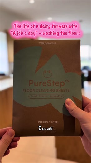 The life of a dairy farmers wife- “a job a day” - washing the floors #truwash #floorcleaner #naturalfloorcleaner #cleaningvlog @TRUWASH LTD @Heatherlea_petshop
