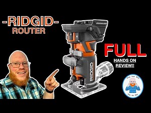 Ridgids18v Brushless Compact Router- Will not Disappoint!!#ridgid #ridgidtools #woodworking#tools