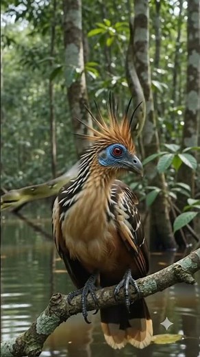 The Hoatzin: This bird is a living DINOSAUR! 🦖