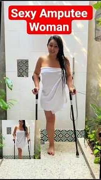LAK Amputee sexy Girl Crutching, dance and have Fun time #amputeegirl #Crutching #devotees #disabled