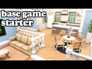 Fixing EA's Base Game Streamlet Single Starter Home ~ Love It or List It Reno: Sims 4 Speed Build